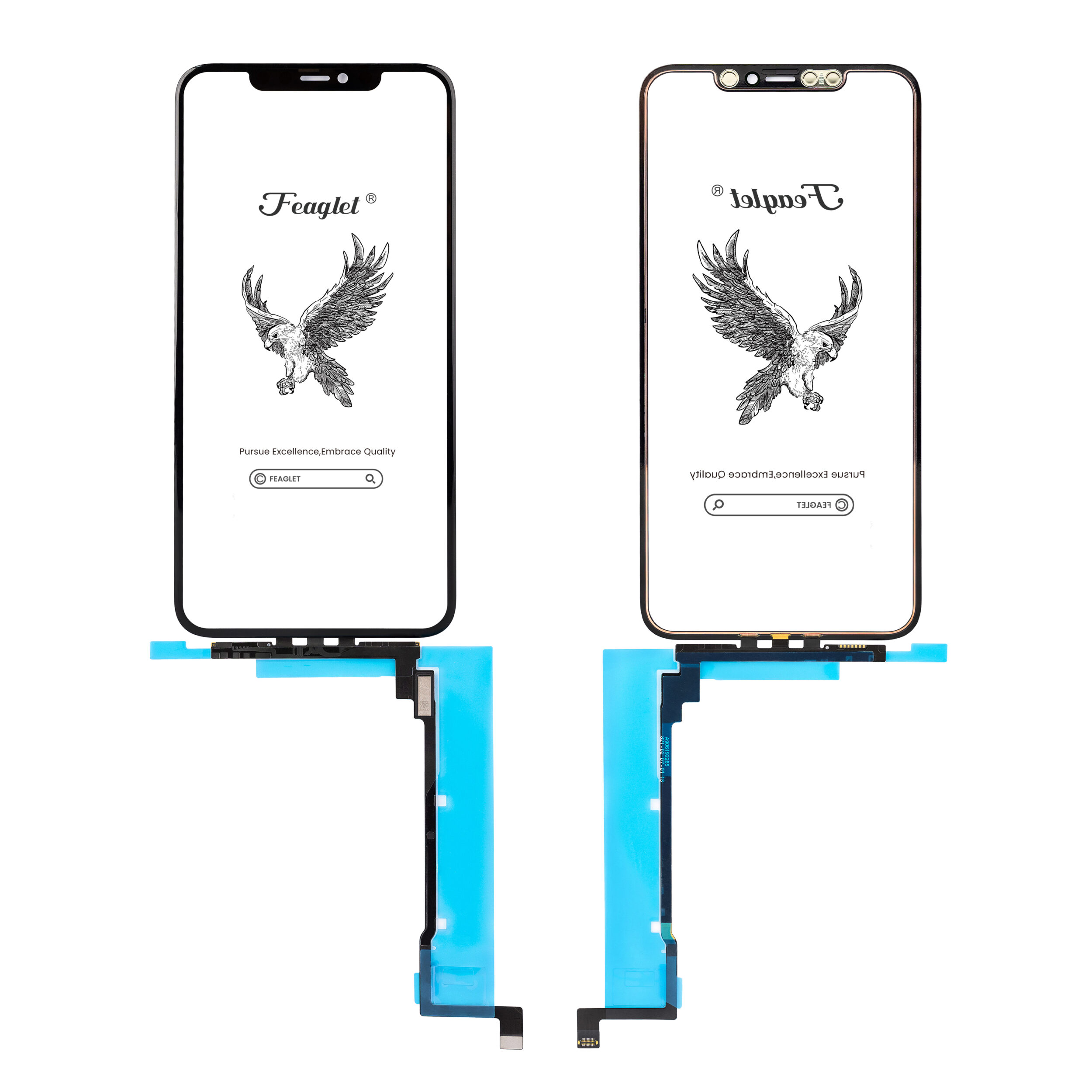 Сенсорное стекло (тачскрин) iPhone 11 Pro Max + OCA Feaglet original